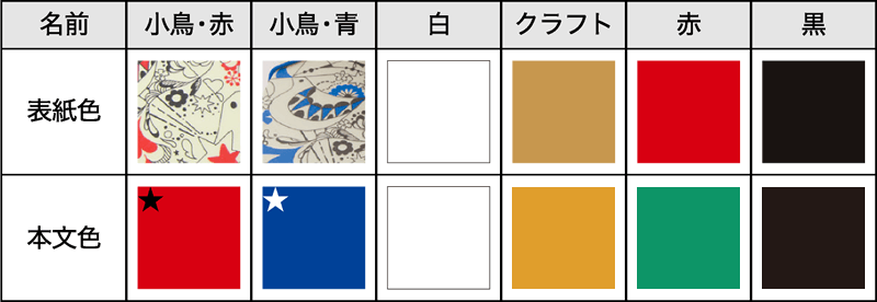 カラーバリエーション