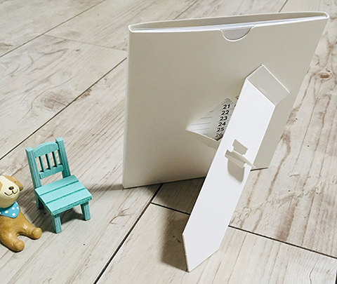 カレンダーの裏側